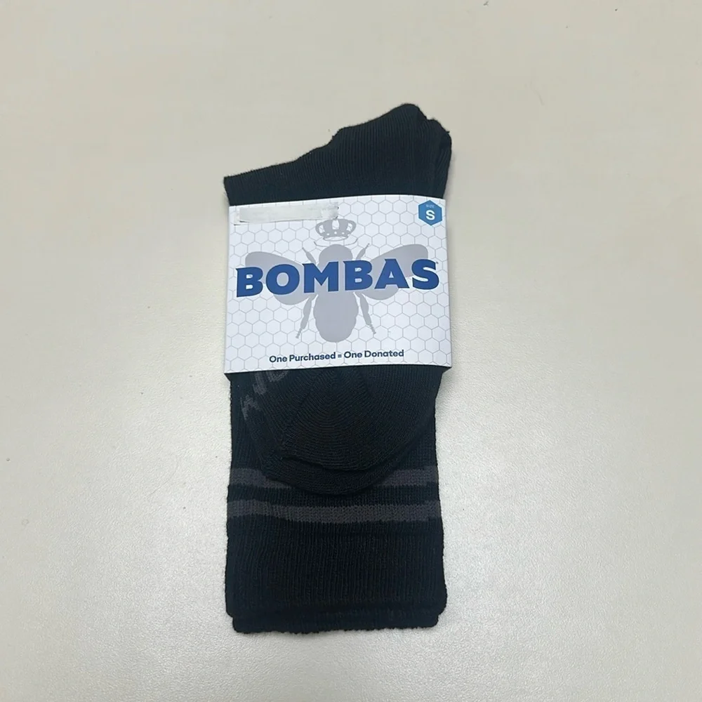 ❤️ 🆕 BOMBAS BLACK HIGH SOCKS SIZE SMALL